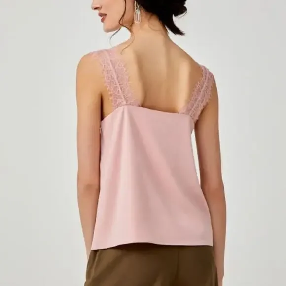 Love Bonito Pink Amara Lace Trim Camisole - Picture 6 of 15